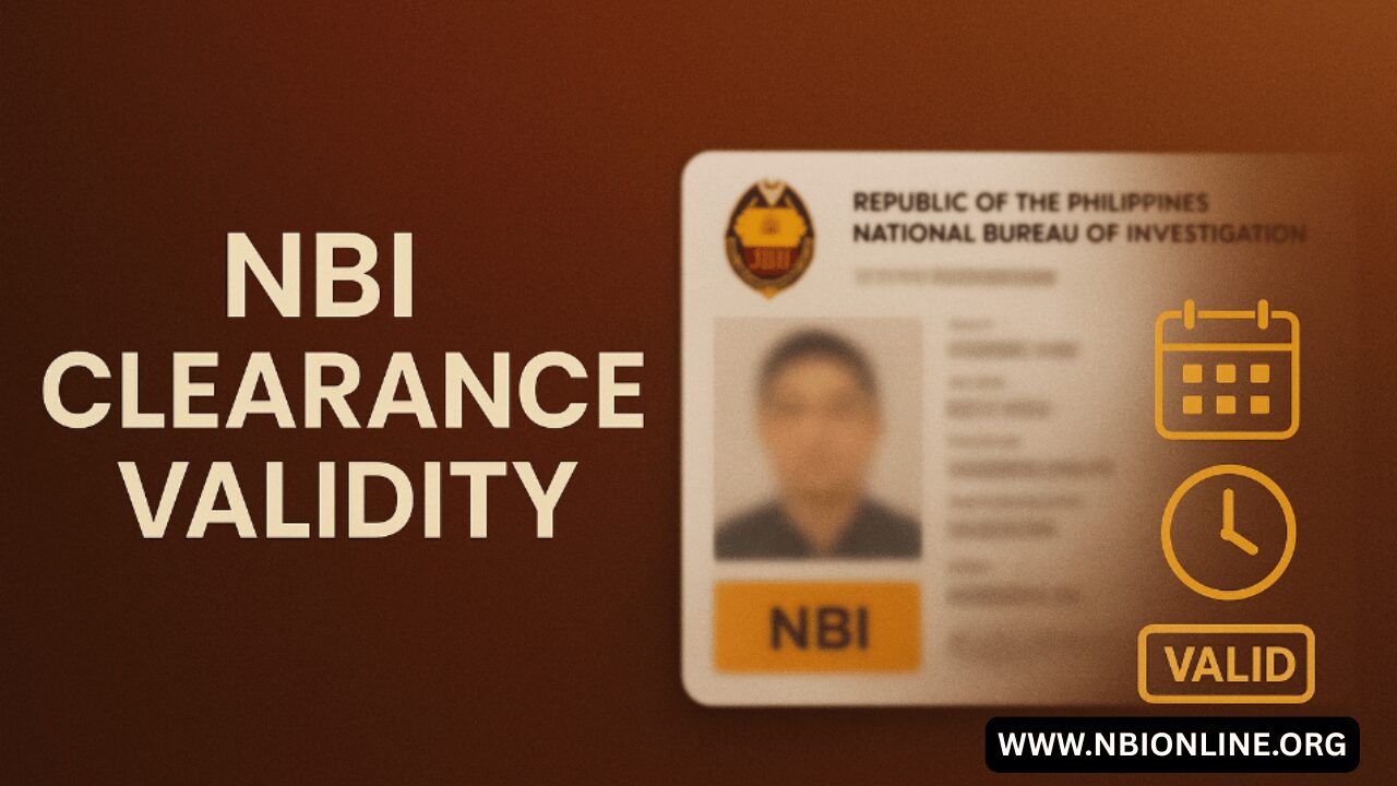 Limitations on NBI Clearance Validity