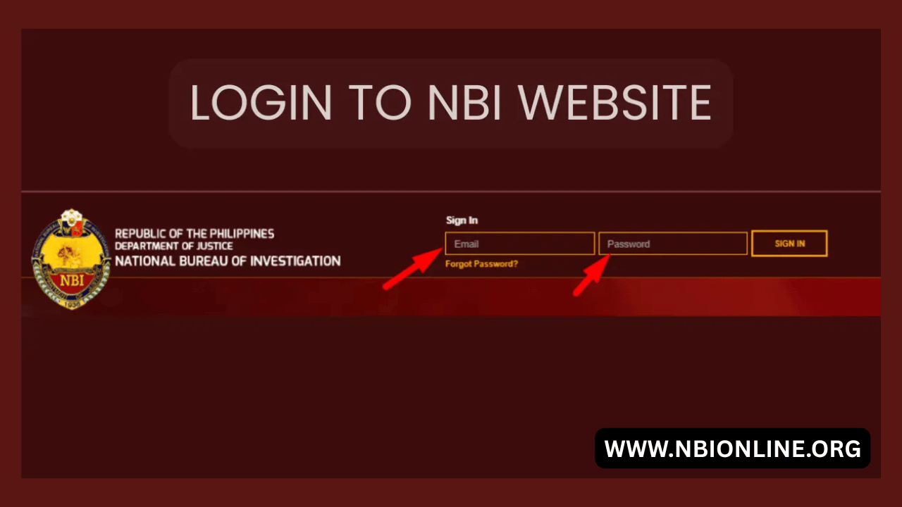 Login Errors on NBI Portal