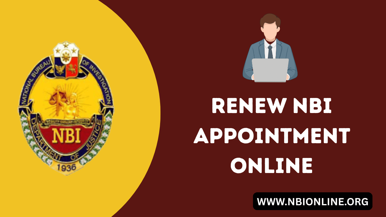 Renew NBI Appointment Online