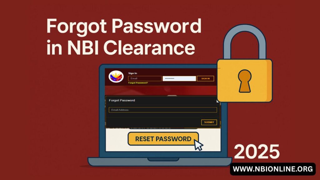 Forgot NBI Password