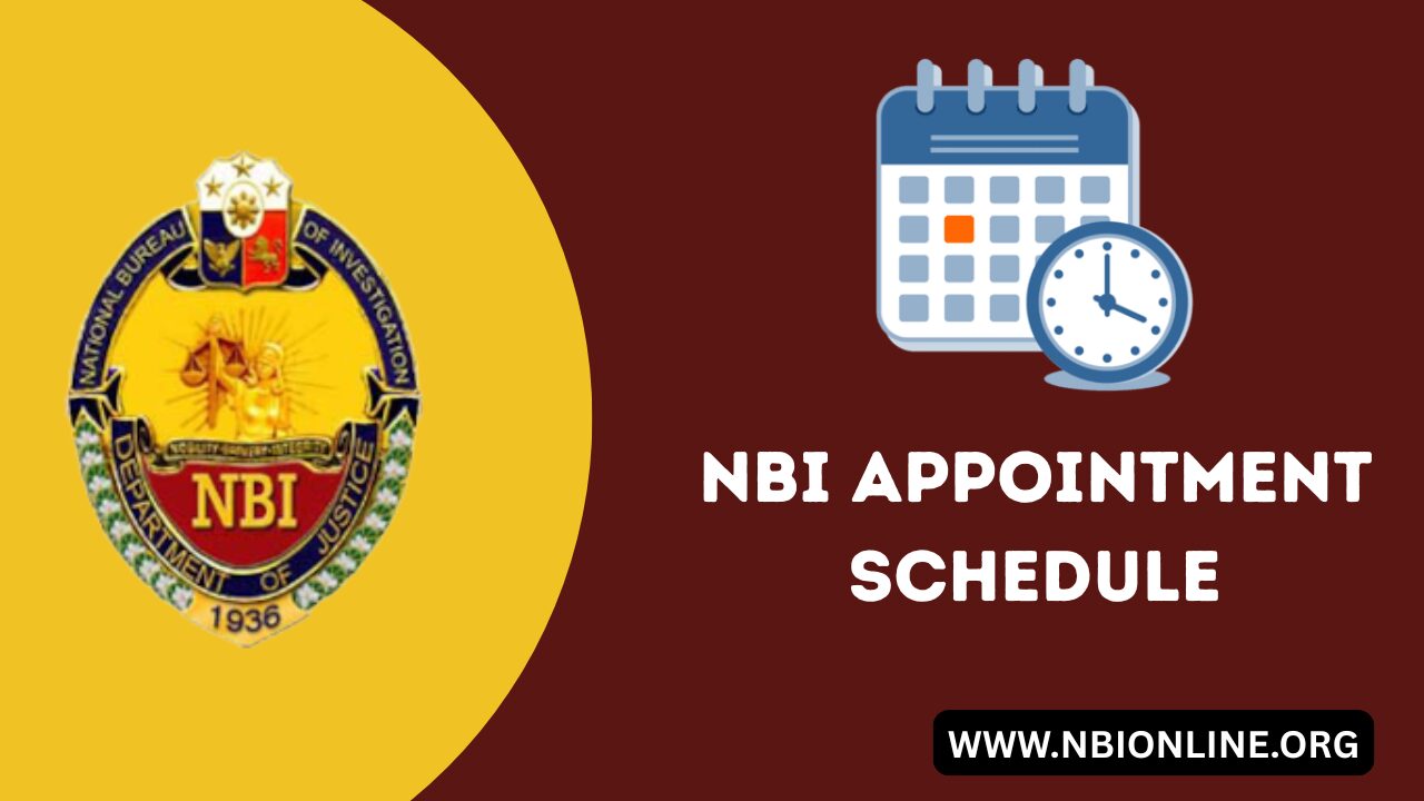 NBI Appointment Schedule