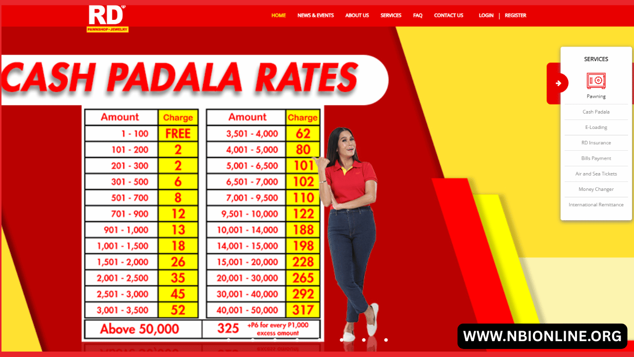 RD Pawnshop Branches